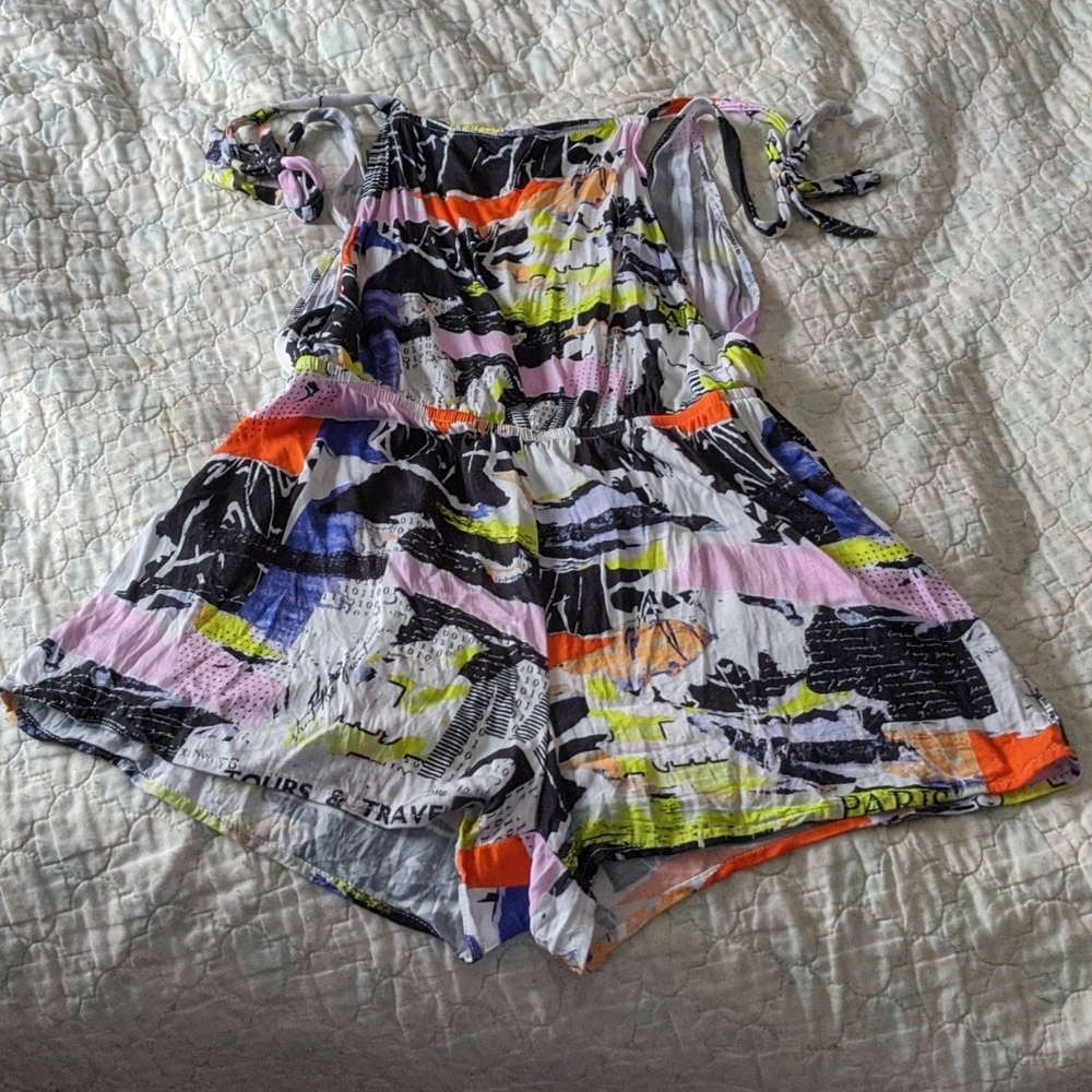 NEW W/ TAGS The Bikini LAB Cover-up Romper sz Small